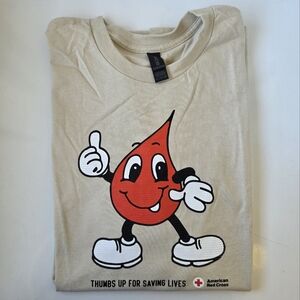 American Red Cross x Buddy The Blood Drop Blood Donor T-Shirt XL